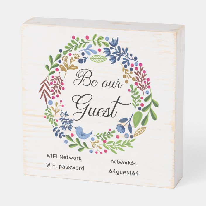 Wifi Password Be Our Guest Floral Wood Box Sign Zazzle Com Wifi Password Be Our Guest Floral Wood Box Sign Zazzle Com