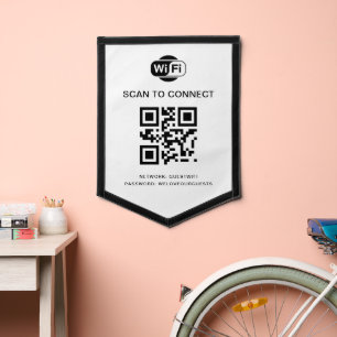 Wifi Password QR Code Scan to Connect Pennant
