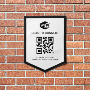 Wifi Password QR Code Scan to Connect Pennant
