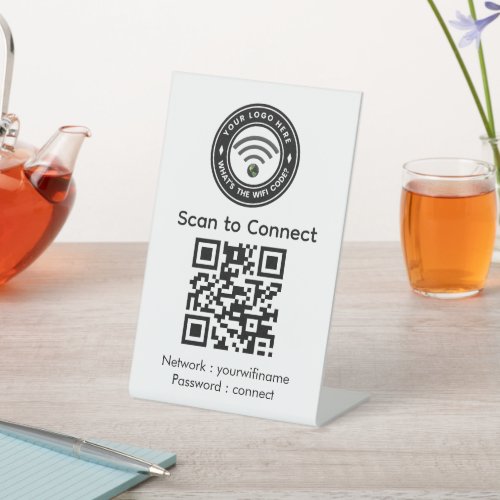 WiFi Password QR Code Sign | Wi‑Fi | Retail Store