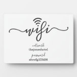 Wifi Password Sign | Simply Right Plaque at Zazzle