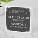 Wifi Password Wooden Box Sign