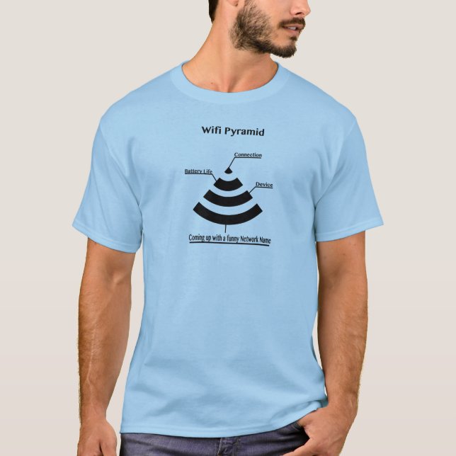 Wifi Pyramid T-Shirt (Front)