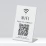 Wifi QR Code Scan To Connect Pedestal Sign