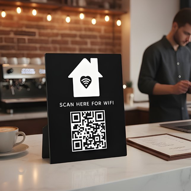 Wifi QR Code Scan to Connect Self Adhesive Plaque (Creator Uploaded)