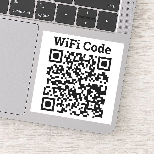 Wifi QR Code Sticker
