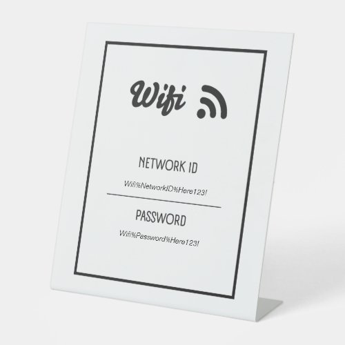 Wifi Sign for Business