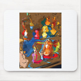 Wig Shop Mouse Pad