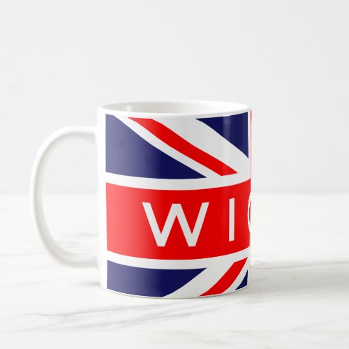 Wigan  British Flag Coffee Mug