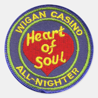 Wigan Casino All-Nighter Classic Round Sticker