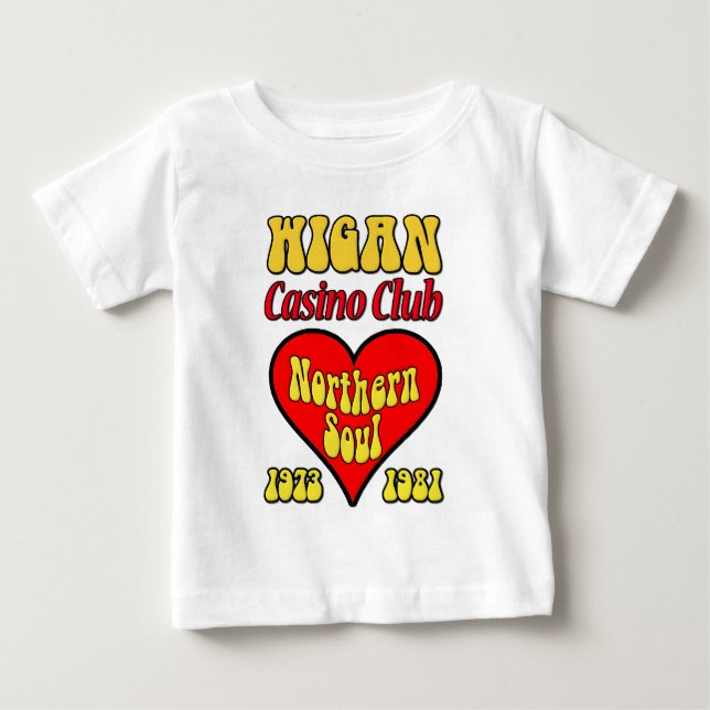 Wigan Casino Club Northern Soul Baby T-Shirt (Front)