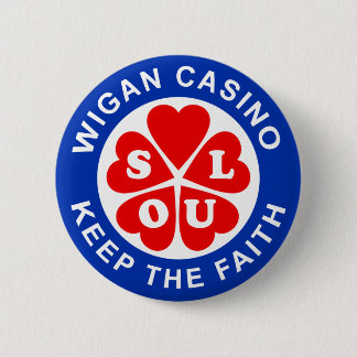 Wigan Casino Keep The Faith Button