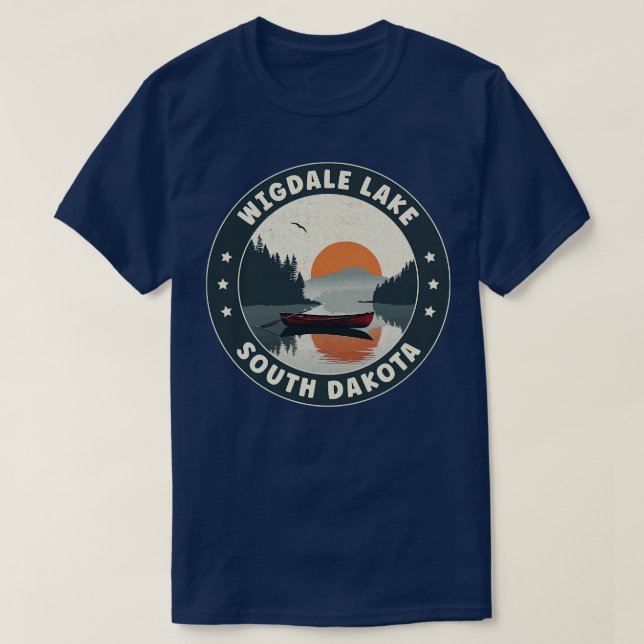 Wigdale Lake South Dakota Sunset T-Shirt (Design Front)