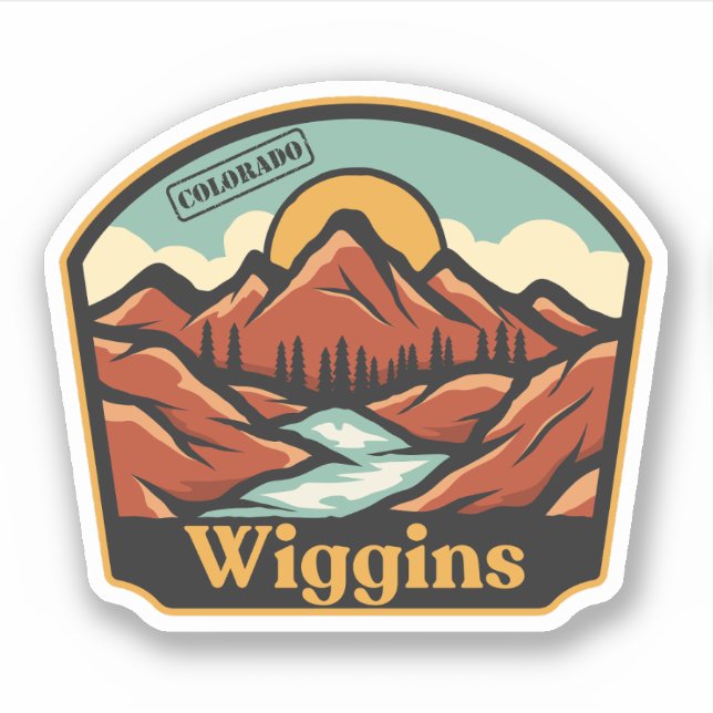Wiggins, Colorado Sticker (Front)