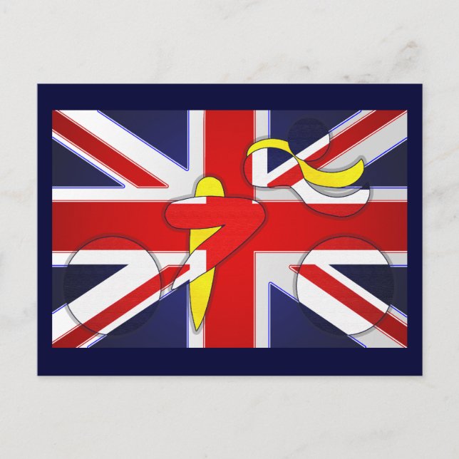 Wiggins Tour De France Champions Yellow Jersey Postcard (Front)