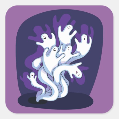 Wiggle ghosts stickers