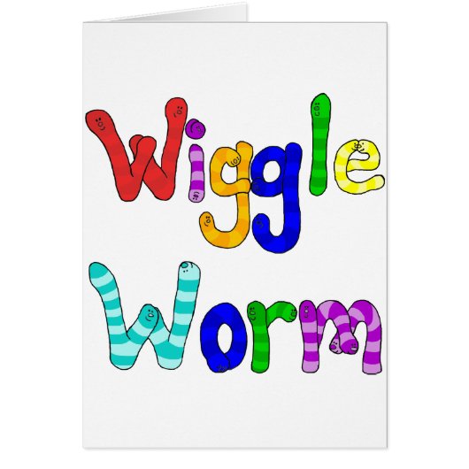 Wiggle Worm Cards (Front)