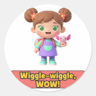 Wiggle Wow Funny Kids Sticker