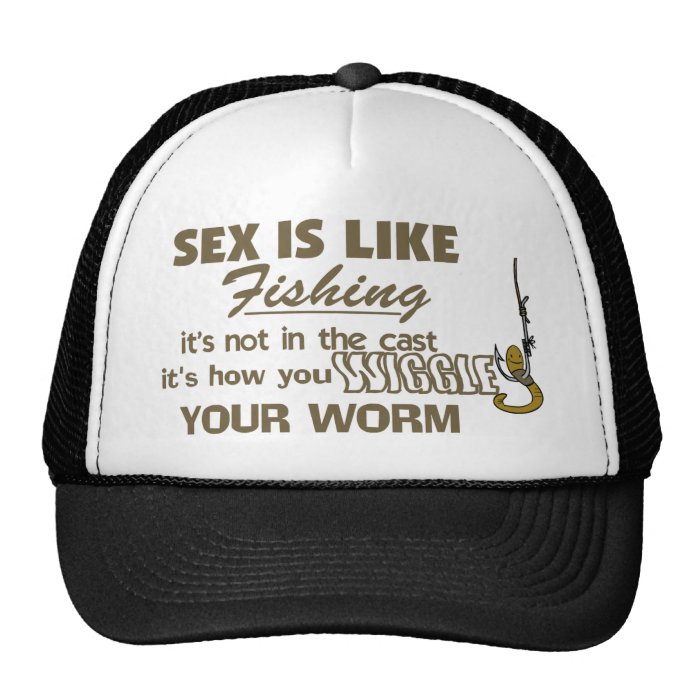 Wiggle Your Worm Mesh Hats