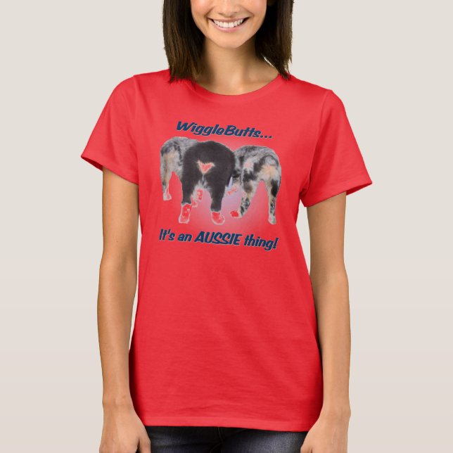 Wigglebutts Women's Ringer T-Shirt (Front)