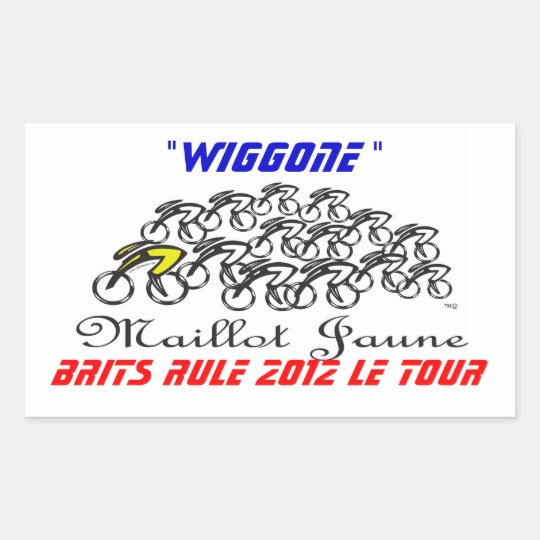wiggo rectangular sticker