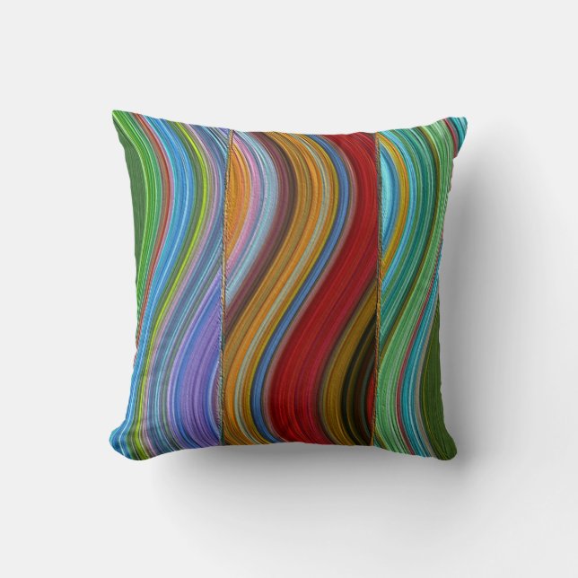 "WigLee" Throw Pillow (Front)