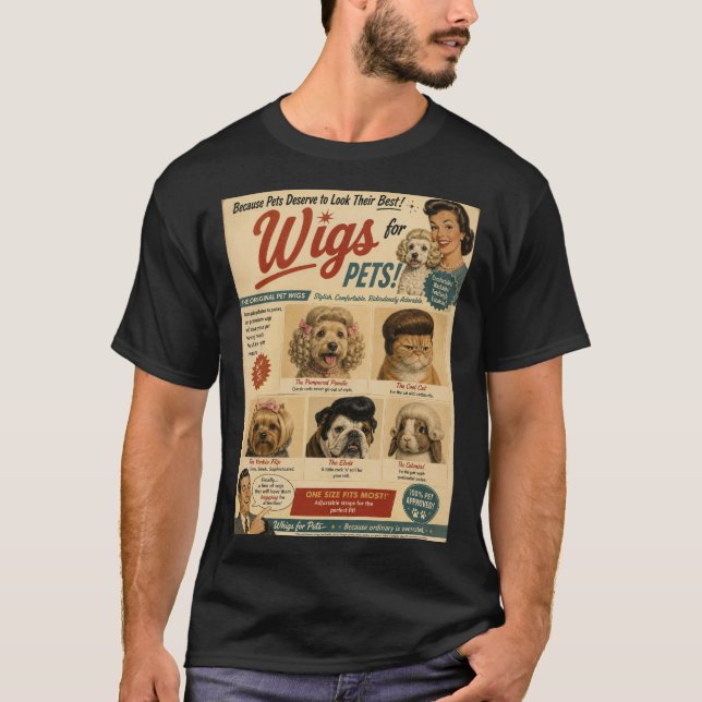 Wigs for Pets Shirt (Front)