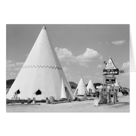 Wigwam Motel, 1940 Cards (Front Horizontal)
