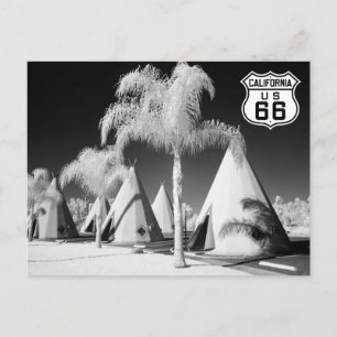 Wigwam Motel, Route 66, Rialto, California Postcard