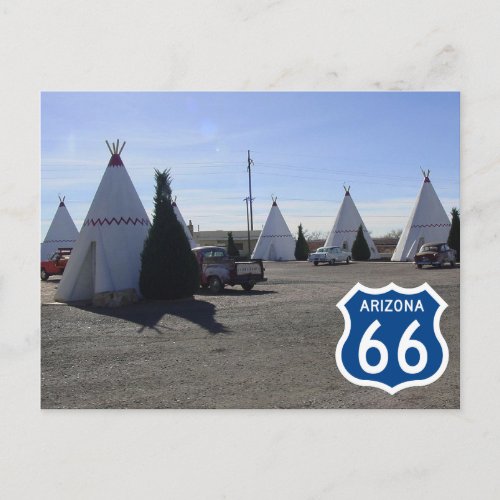 Wigwam Village Motel Route 66 Holbrook Arizona Po Postcard