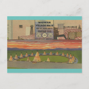 Wigwam Village Motel Route 66 Holbrook, Arizona Postcard