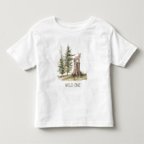 WiILD ONE Forest Woodland Fox Toddler T-shirt