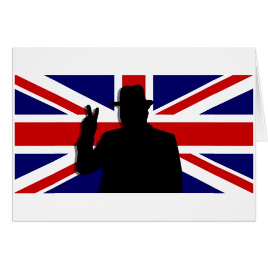 Wiinston Churchill British bulldog (Front Horizontal)