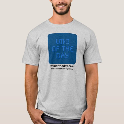 Wiki of the Day Mens T_shirt