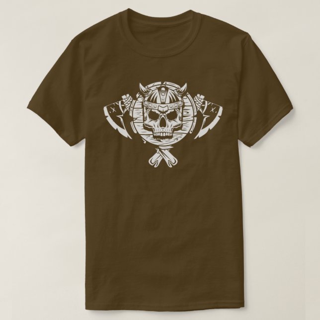 Wiking skull T-Shirt (Design Front)