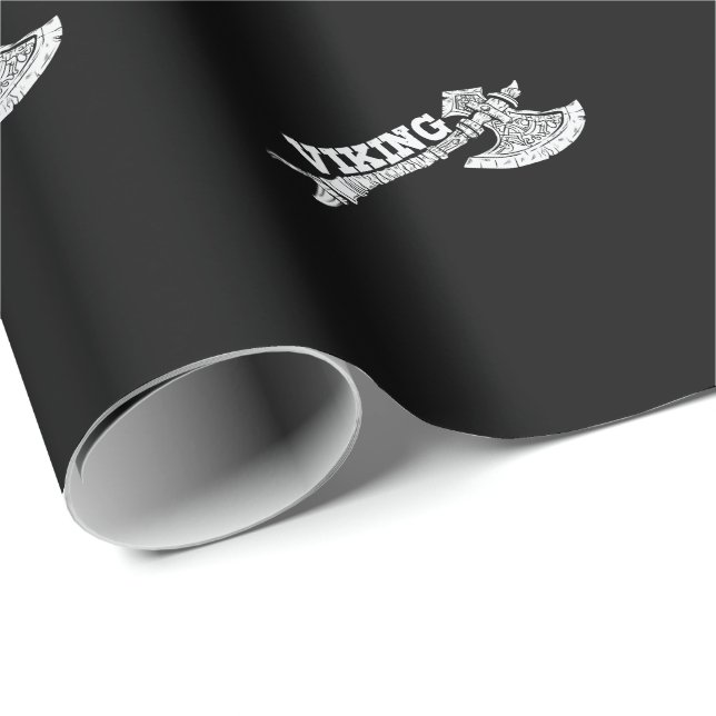Wikinger Axt Viking Wrapping Paper (Roll Corner)