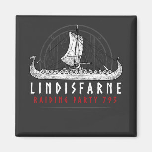 Wikinger Lindisfarne Raiding Party Magnet