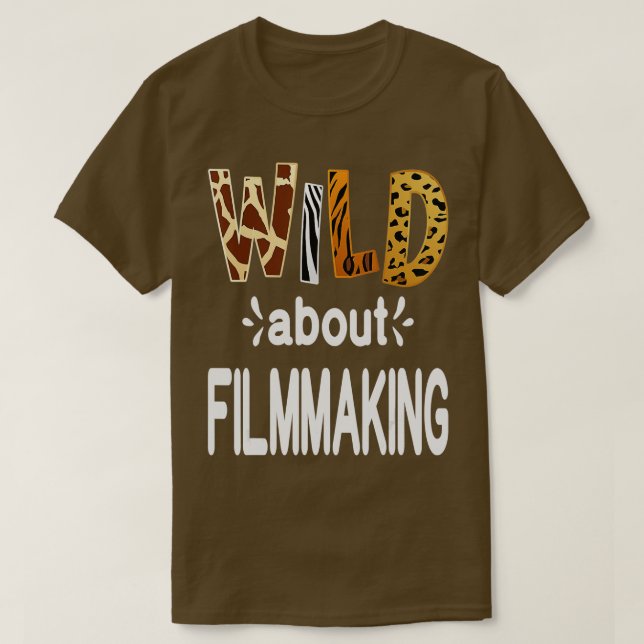 Wild About Acting, Actor and Acting T-Shirt (Design Front)