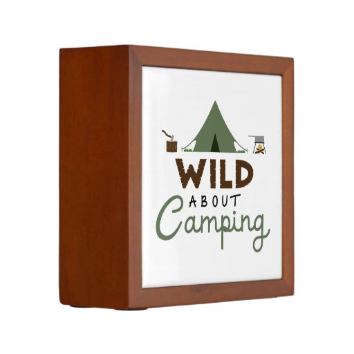 Wild About Camping Design Desk Organizer