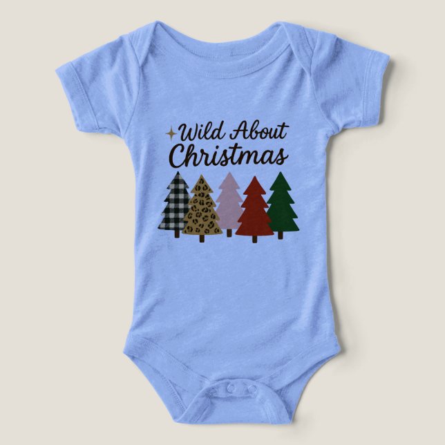 Wild about Christmas baby one piece infant Infant T-shirt (Design Front)