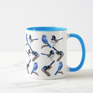 Wild About Fairy Wrens Ringer Mug