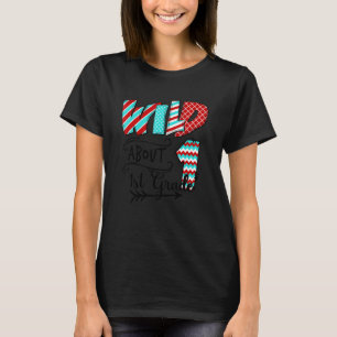 Wild About First Grade 1st Grade Aqua Blue And Red T-Shirt