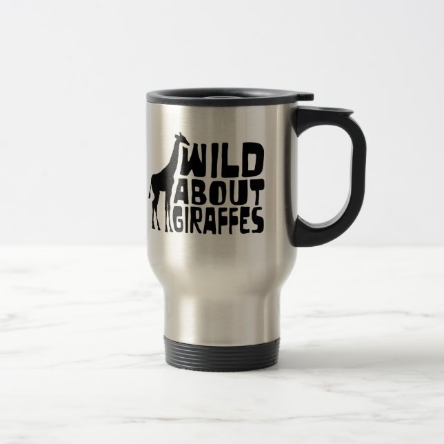 Wild About Giraffes Travel Mug (Right)
