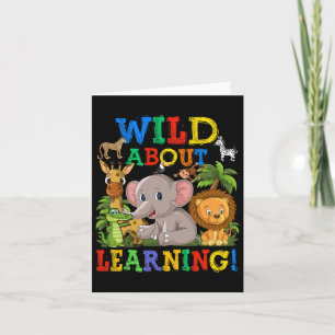 Wild About Learning Safari Animals Jungle Byck To Card