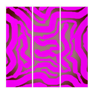 Wild about pink Triptych