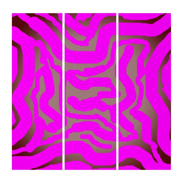Wild about pink Triptych (Front)