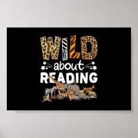 Wild About Reading Books And Bookworm Library