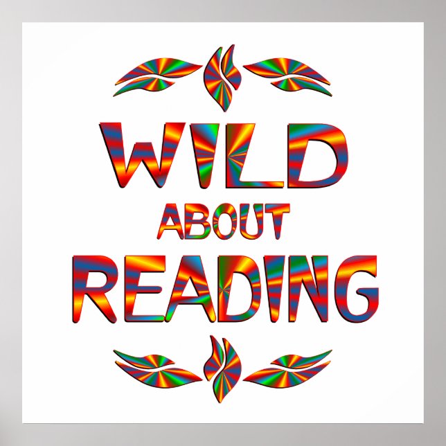 Wild About Reading Poster (Front)