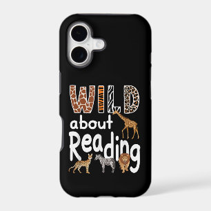 Wild About Reading Zoo Animals Cute Book Lover iPhone 17 Case