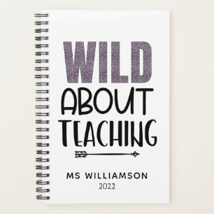 Wild About Teaching Leopard/Cheetah Personalized Planner